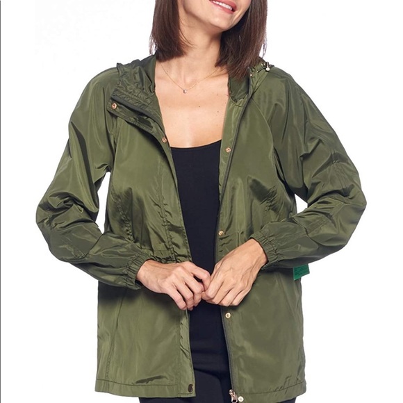 NWOT Navy blue rain coat - Picture 4 of 13